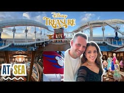 Disney Treasure Cruise Vlog | At Sea, Bibbidi Bobbidi Boutique, Pools & 1923 | Ep. 2