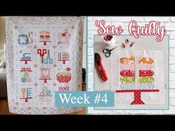 🌸 SEW QUILTY Sew-a-Long: Week 4 | (Quilt & Cross Stitch)