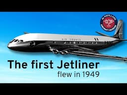 The plane that changed the skies forever. DH.106 Comet Airliner from de Havilland