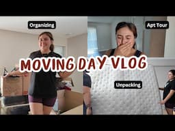 MOVING DAY VLOG: Empty Apartment Tours, Unpacking, Organizing & Unexpected Emotions Pt 3