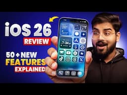iOS 26 NEW FEATURES 🔥 iOS 26 Developer Beta Review in Hindi | What's New?