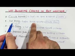 Why Building Cracks in Hot Weather? By Civil Engineers