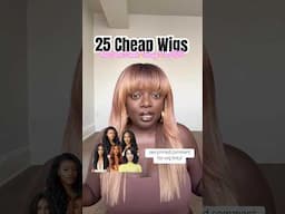 25 Cheap Wigs (that don’t look cheap) in 2025, Pt. 1 #amazonwigs