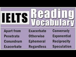 130 C1 and C2 Advanced Vocabulary for IELTS Reading with Synonyms