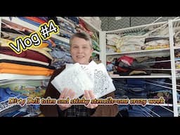 Studio vlog 4: Dirty deli tales and stinky stencils