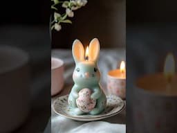 Easter candles #candle #candledecoration #diy