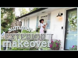painting my house…again! EXTERIOR MAKEOVER PT.1| New Concrete Driveway, Planting & Outdoor Refresh!