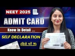 NEET 2025 Admit Card | Complete Details & NTA Guidelines #neet #neet2025 #update