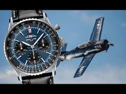 THE NEW NAVITIMER!: Breitling Navitimer B01 Chronograph 41 mm Blue AB0139241C1P1