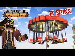 I built a SWING RIDE in Minecraft Create mod!