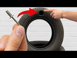 🔥🔥You won't believe what happened by INSERTING a car block into a wheel - it's GENIUS!