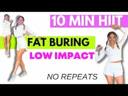 10 Minute Low Impact HIIT🔥 Workout –   Beginner Friendly at Home!