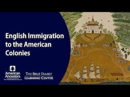 English Immigration to the American Colonies