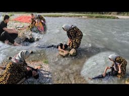 Ghazal, the brave girl who saved a young man from drowning
