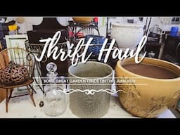 Thrift Haul • Thrifted Finds • Thrifting Adventures • Junk Run • Fun Garden Finds