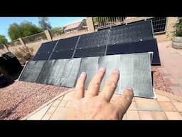 EG4 12,000 Btu direct solar mini split runs on just 8 - 110 watt mono flexible solar panels