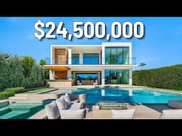 Touring a $24.5M Ultra-Modern Waterfront Mansion in Miami Beach, FL