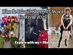 Exploring Rhode Island Sheep & Wool Festival! Vlog + What I Bought!
