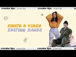 LIVE: PHOTO & VIDEO EDITING HACKS