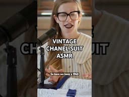 CHANEL suit sounds 👂🖤 ASMR Fashion Close-Up #chanel  #asmr #soothingrelaxation #relaxingsound