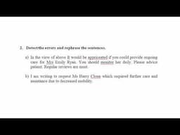 OET Writing & Grammar | Exclusive Class | B-GHUD OET | #Live - 57