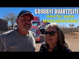 Goodbye Quartzsite // What is MOOCHDOCKING? // Spending Time With Friends // Full Time RV