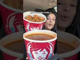 My $77 giant wendys order 😮