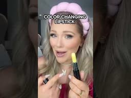 *VIRAL* Color Changing Lipstick 🤯💄#shorts #beauty #makeup #lipstick