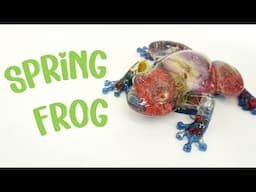 Spring Flower Resin Frog - Easy Beginner DIY Project