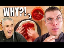 Pro Chefs React to the WORST Pizza (with Vincenzo!)