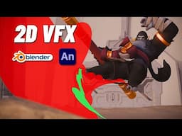 How I create stylised 2D VFX for my character animation