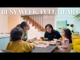 Busy Week as a Diligent Mom in South Korea | Brand Events, Sourdough & Cozy Family Days