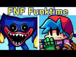 Friday Night Funkin' VS Huggy Wuggy -  FNF: Funktime + Cutscenes [Poppy Playtime Chapter 1]