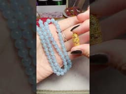 Karen’s Working Vlog - Custom-made Aquamarine Bracelet with Gold #diy #vlog #diycrafts