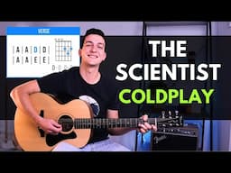 How to Play The Scientist by Coldplay on Guitar | Beginner Guitar Course Lesson 50
