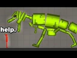 MELON SCP 096 Dinosaur EATS RAGDOLLS! - Update