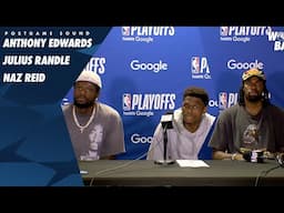 “We Beat The Best Player In The World." | Julius, Ant & Naz Playoff Game 5 Postgame Sound | 04.30.25