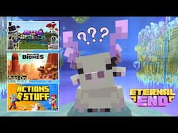 Eternal End Addon with Better on Bedrock, Realistic Biomes & Actions & Stuff (No Commentary)
