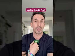 Does the body produce lactic acid?