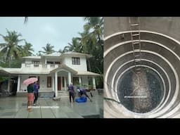 മഴയത്ത് കിണറിന്റെ ഉൾഭാഗം തേച്ചപ്പോൾ ഇങ്ങനെ ആയി!!