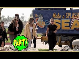 Blind Man Wet Fart Prank With The Sharter Toy