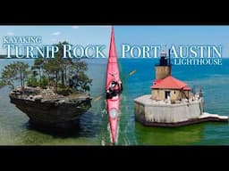 Solo Sea Kayaking to Turnip Rock in Lake Huron | Michigan