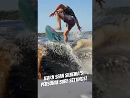 You asked for it so here you go! World champ wakesurfer Sean Silveira’s wakesurf settings 🤙🏼