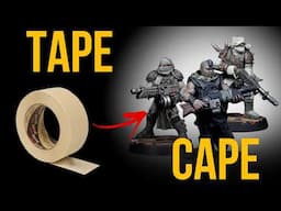 Make EASY Cloth and Cloaks with MASKING TAPE!!!