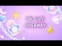 70k Craft Giveaway 😍  Participate 😀 #craftersworld #craftgiveaway #giveaway #crafting