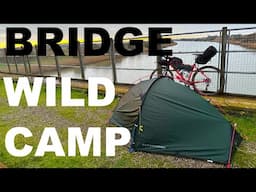 Camping high up on railway bridge, epic location wildcamp. Terra Nova Southern Cross, MSR tents 187