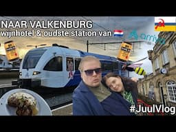 DOORGESCHEURDE NATNEK in het WIJNHOTEL op het OUDSTE STATION | #JuulVlog Limburg Editie