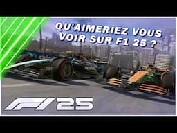 F1 25 : QUEL CONTENU VOULEZ-VOUS VOIR SUR LA CHAÎNE ? 👀