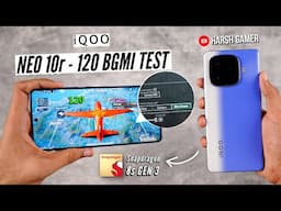 iQOO Neo 10r - 120 FPS BGMI Test After 3.8 Update, Heating & Battery Test 🔥