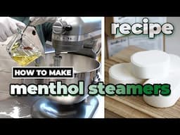 🌿 How to Make Menthol Steamers | DIY with RECIPE! 🌿 MO River Soap